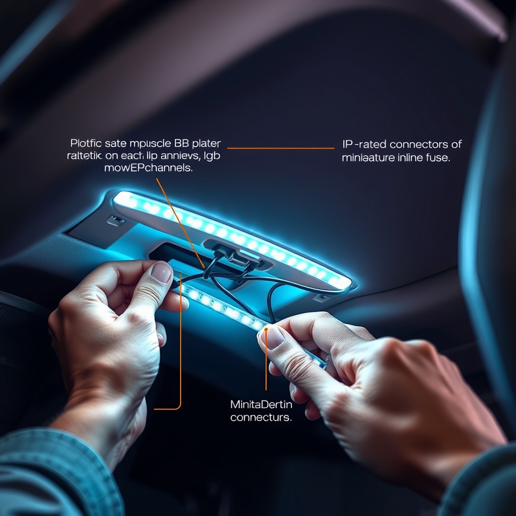 car ambient lighting kit - Illustration 2